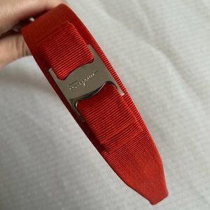 Orange Ferragamo Head Band